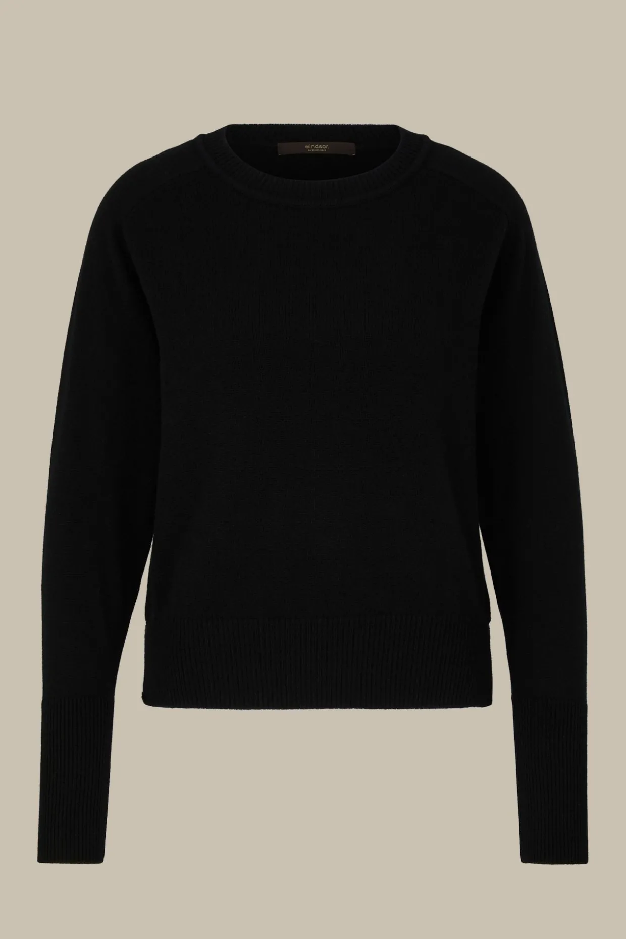 Cashmere-Rundhals-Pullover In