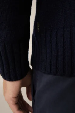 Cashmere-Strick-Rundhals-Pullover Ecosio In