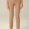 Crepe-Anzug-Hose In