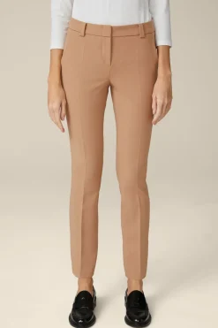 Crepe-Anzug-Hose In