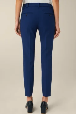 Crepe-Anzug-Hose In