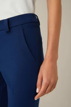 Crepe-Anzug-Hose In