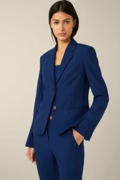 Crepe-Blazer In