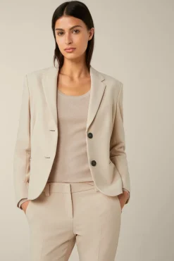 Crepe-Blazer In