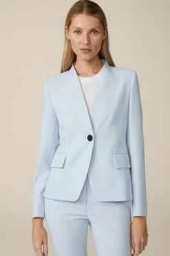 Crepe-Blazer In