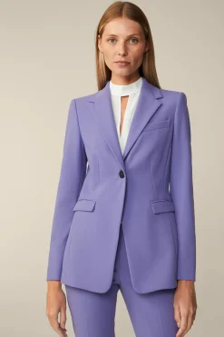 Crepe-Blazer In