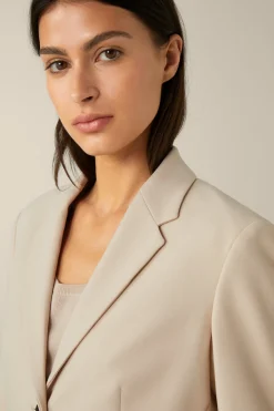 Crepe-Blazer In
