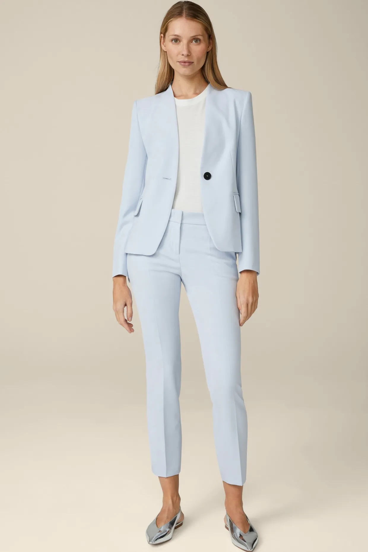 Crepe-Blazer In