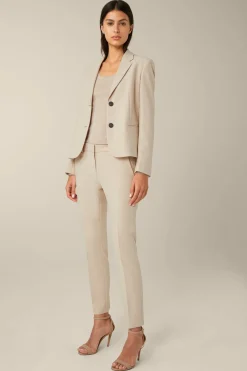 Crepe-Blazer In