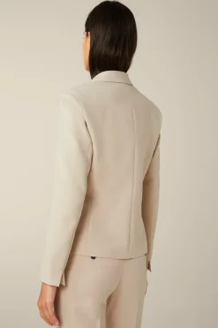 Crepe-Blazer In