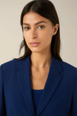 Crepe-Blazer In