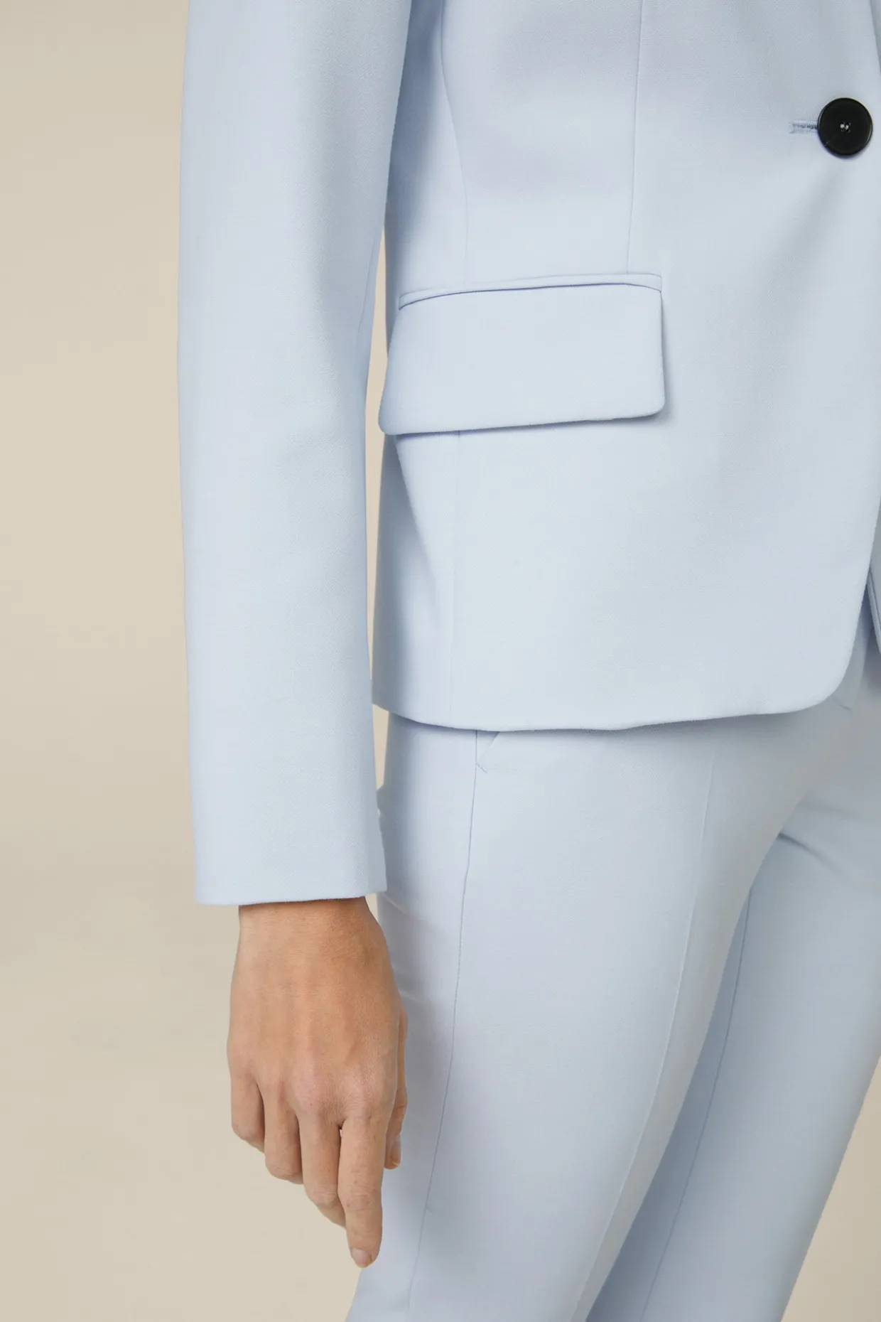 Crepe-Blazer In