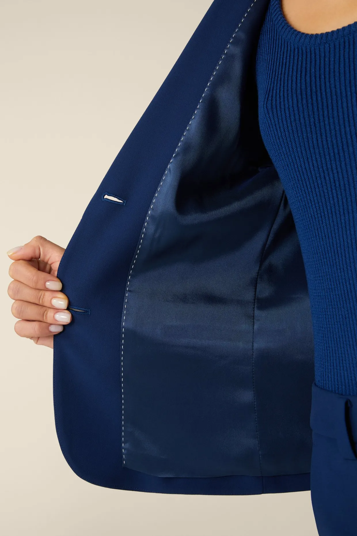 Crepe-Blazer In