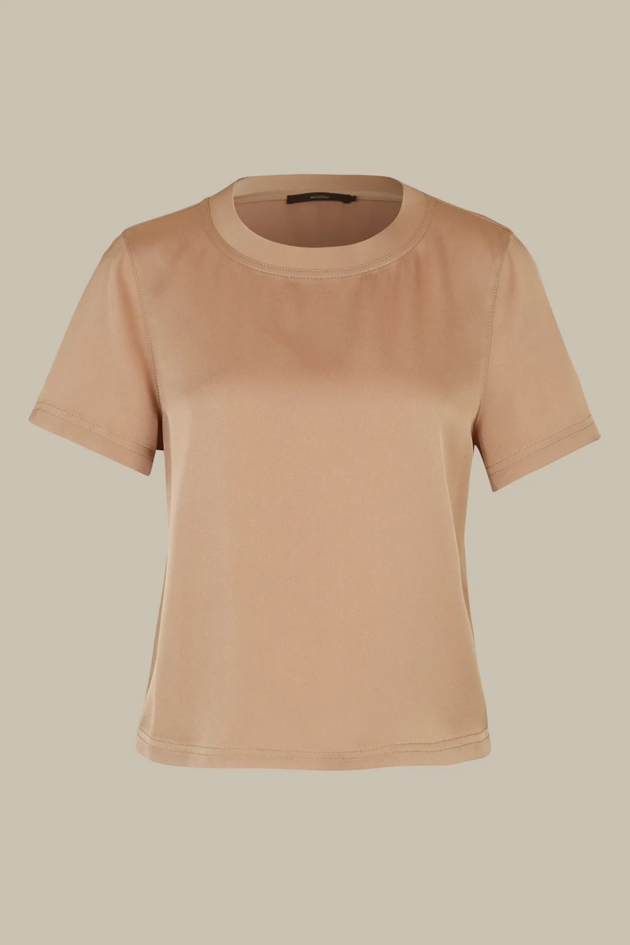 Crepe-Blusen-Shirt In