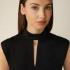 Crepe-Blusen-Top In