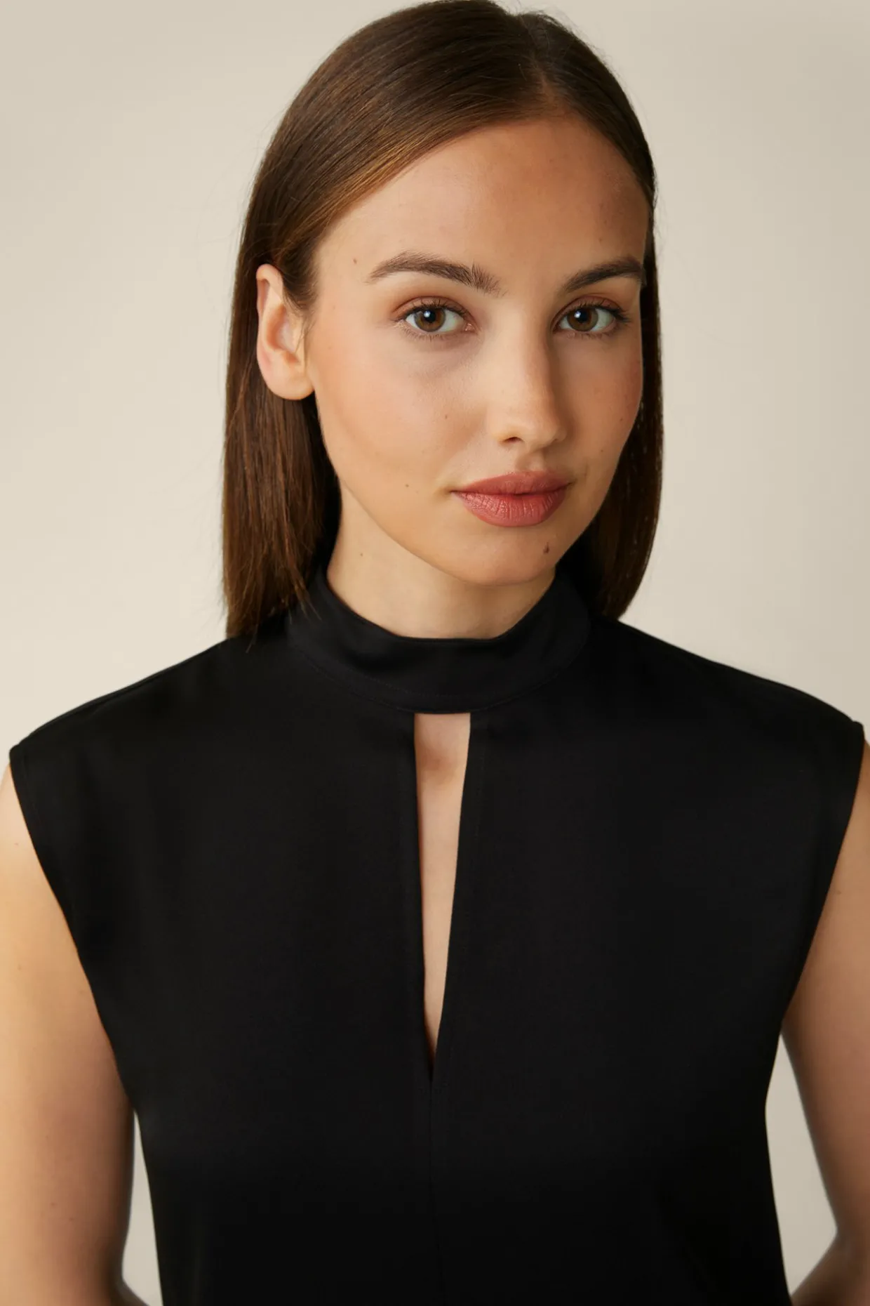 Crepe-Blusen-Top In