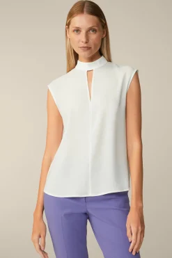 Crepe-Blusen-Top In