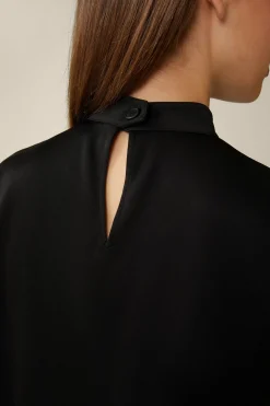 Crepe-Blusen-Top In