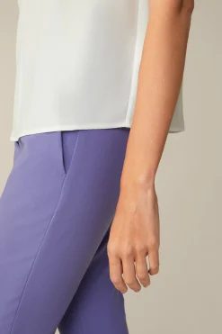 Crepe-Blusen-Top In