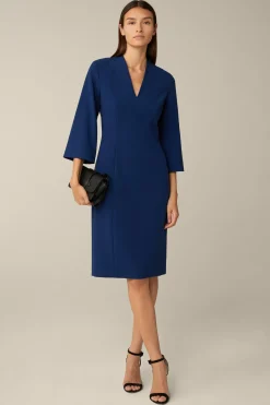 Crepe-Etui-Kleid In