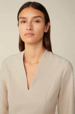 Crepe-Etui-Kleid In