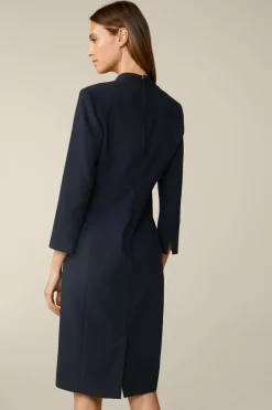 Crepe-Etui-Kleid In