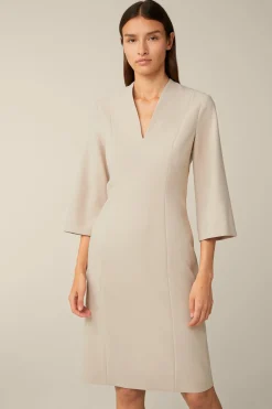 Crepe-Etui-Kleid In