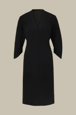 Crepe-Etui-Kleid In
