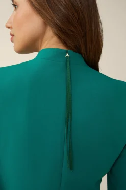 Crepe-Etui-Kleid In