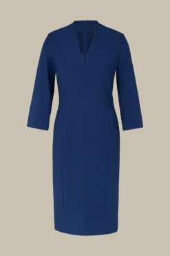 Crepe-Etui-Kleid In