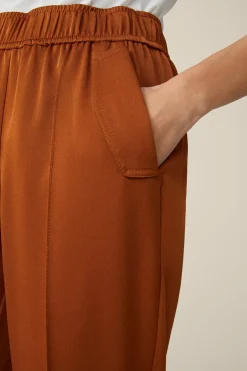 Crepe-Hose Im Jogger-Stil In