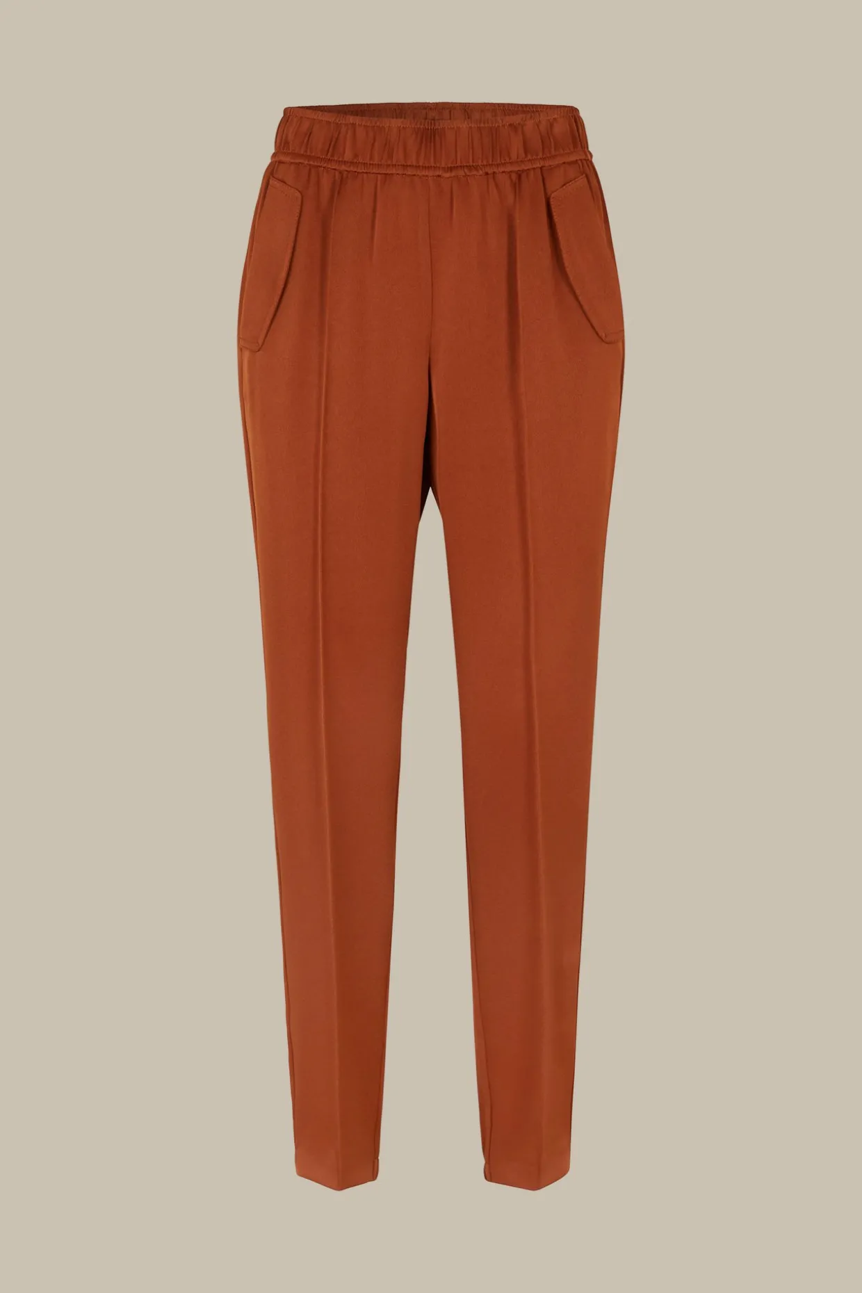 Crepe-Hose Im Jogger-Stil In