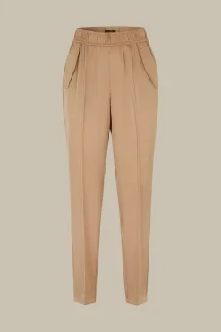 Crepe-Hose Im Jogger-Stil In