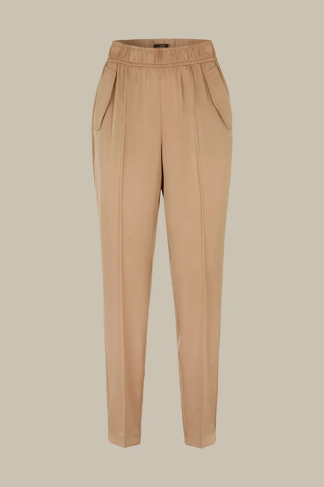 Crepe-Hose Im Jogger-Stil In