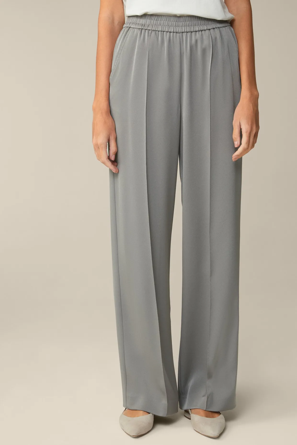 Crepe-Marlene-Hose In
