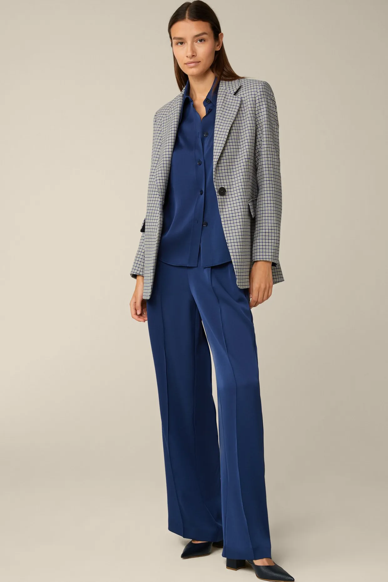 Crepe-Marlene-Hose In