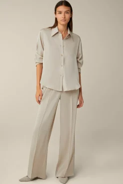 Crepe-Marlene-Hose In