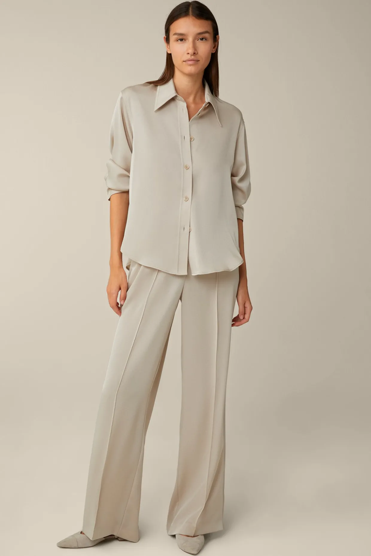 Crepe-Marlene-Hose In