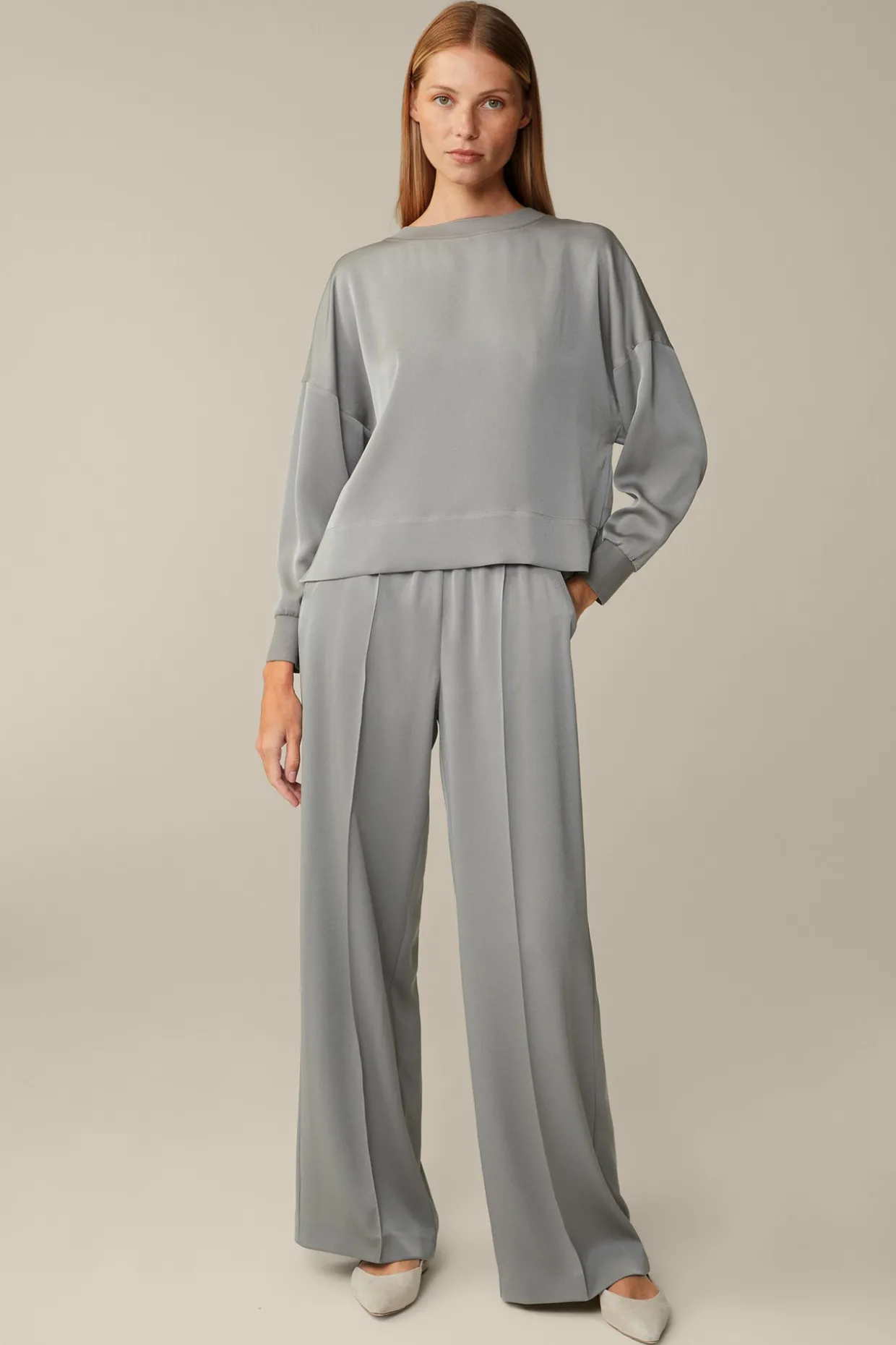 Crepe-Marlene-Hose In