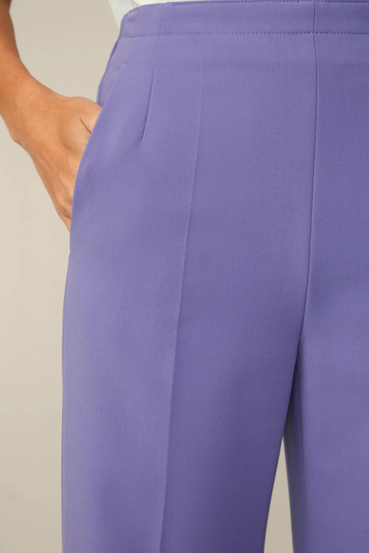 Crepe-Marlene-Hose In