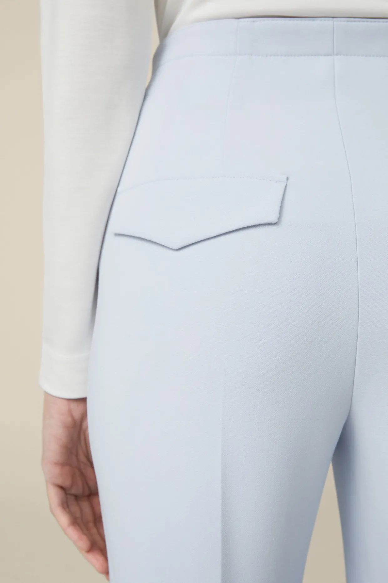 Crepe-Marlene-Hose In