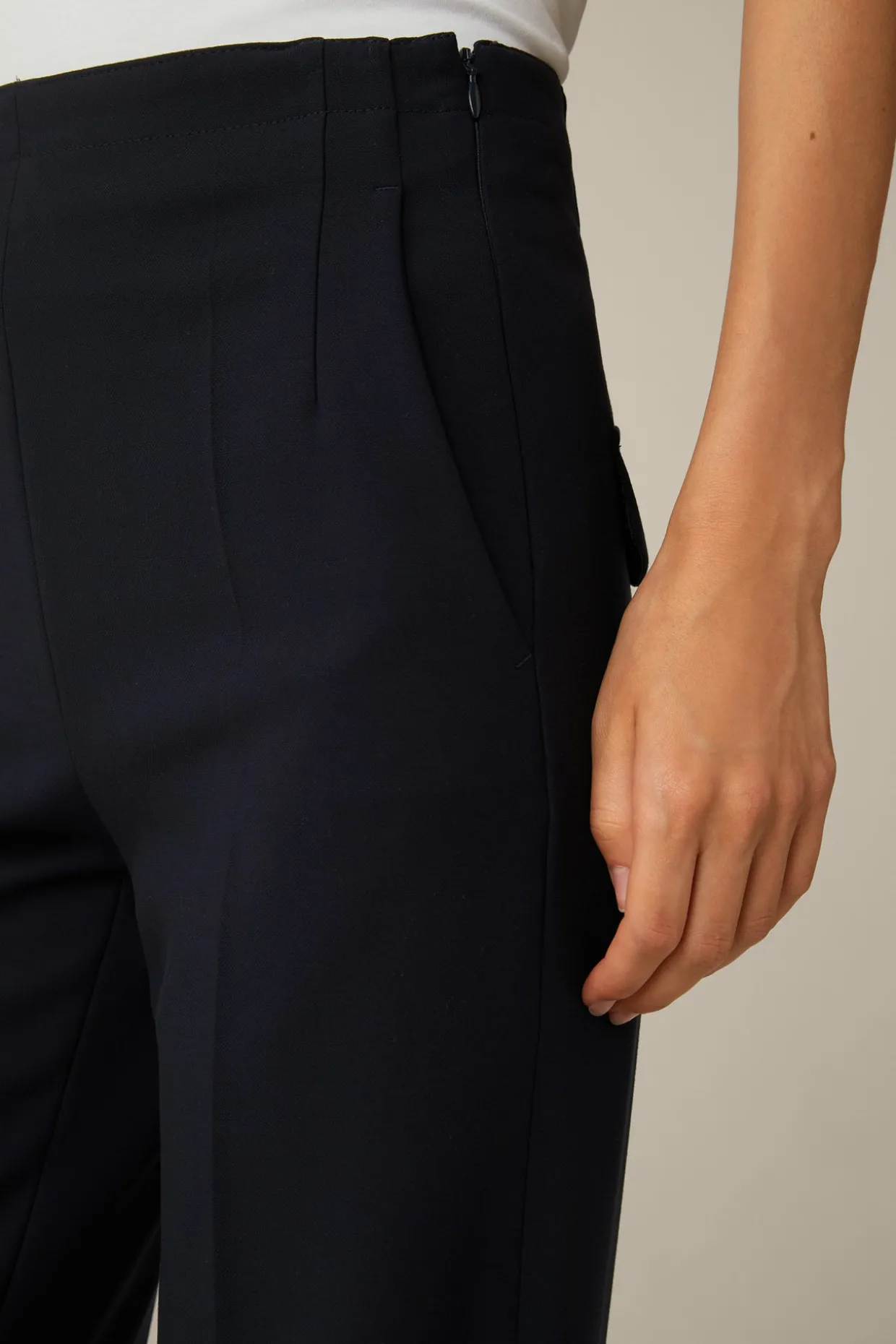 Crepe-Marlene-Hose In