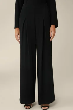 Crepe-Palazzo-Hose In