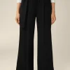 Crepe-Palazzo-Hose In