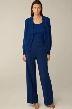 Crepe-Palazzo-Hose In