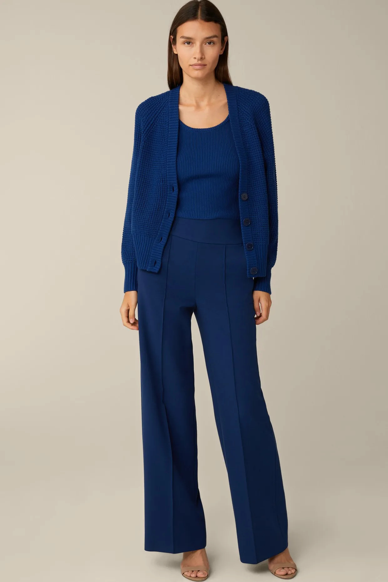 Crepe-Palazzo-Hose In