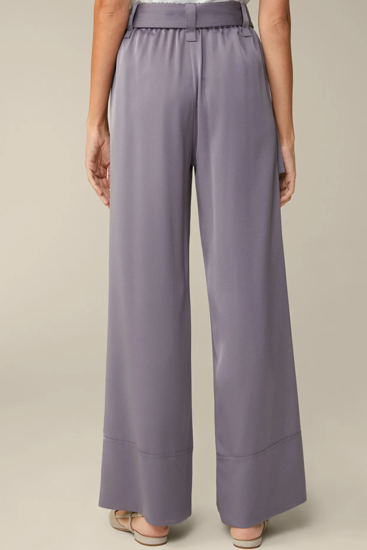 Crepe-Palazzo-Hose In