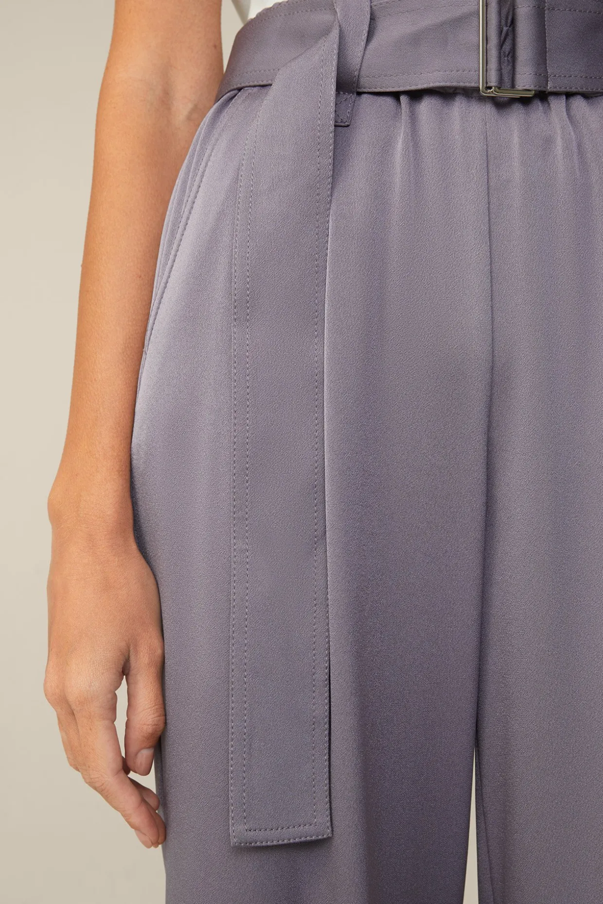 Crepe-Palazzo-Hose In