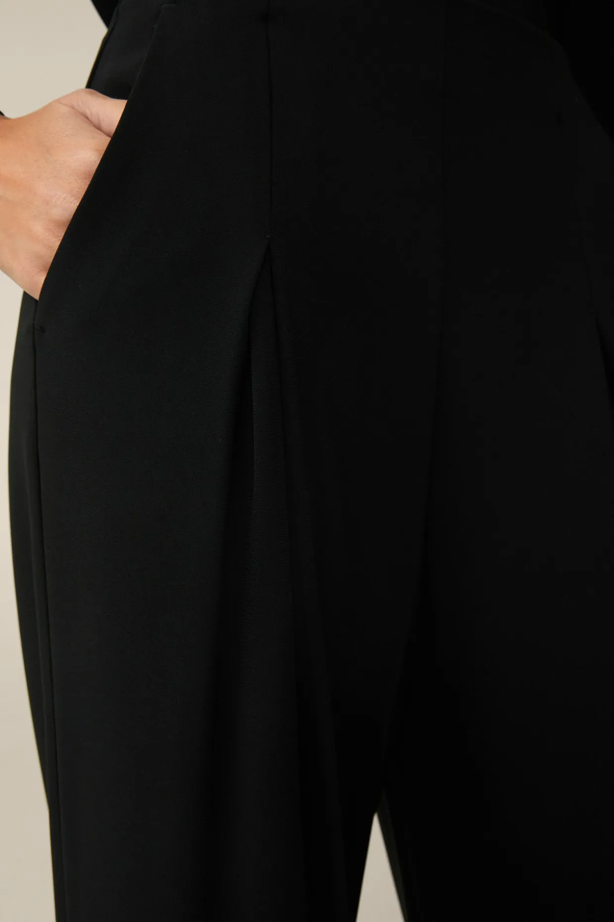 Crepe-Palazzo-Hose In