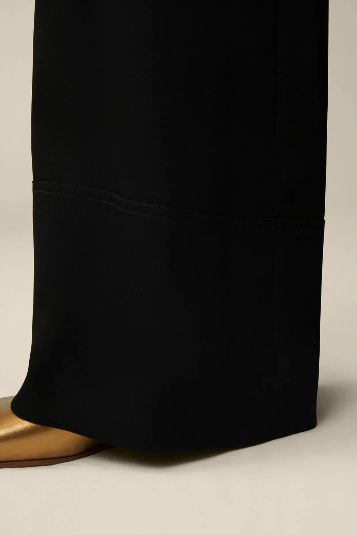 Crepe-Palazzo-Hose In